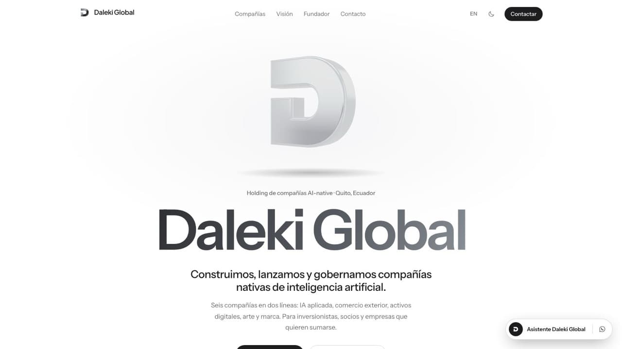 Public interface of Daleki Global