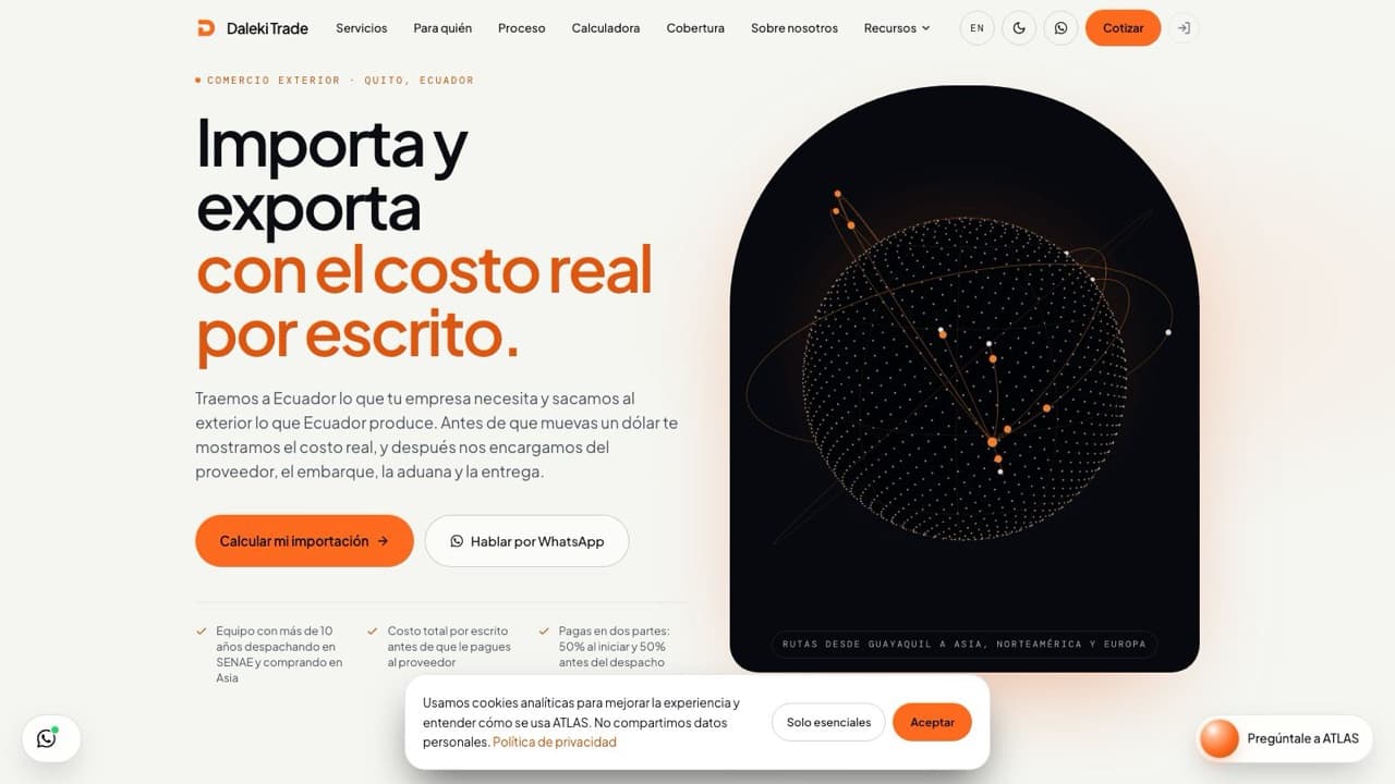 Interfaz pública de Daleki Trade