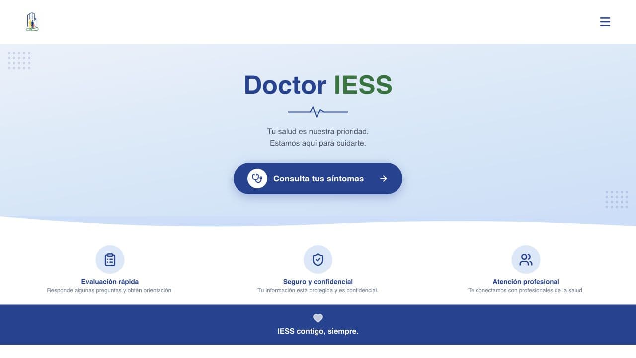 Interfaz pública de Doctor IESS