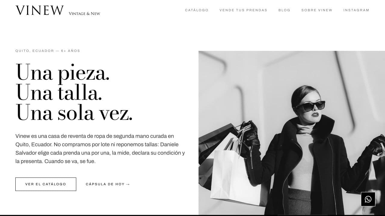 Interfaz pública de Vinew